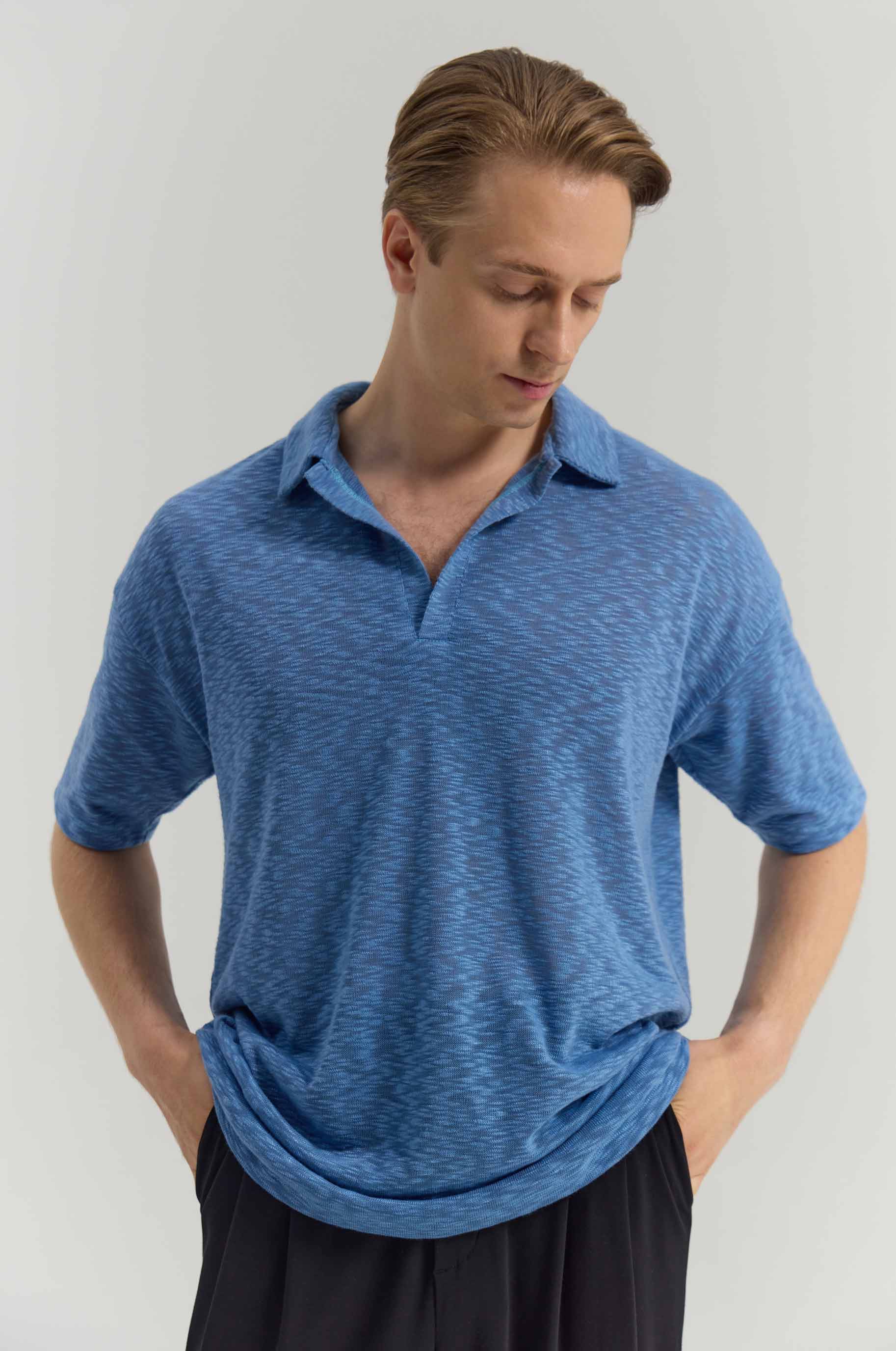 T-shirt Piquant Blue T-shirt Piquant Blue